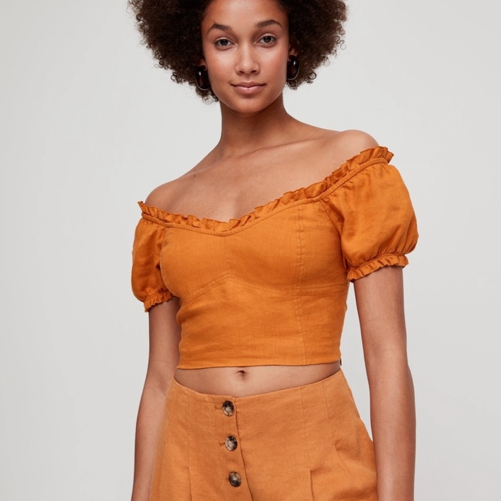 Aritzia Wilfred Wander Blouse - Picture 1 of 9
